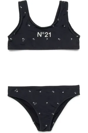 Nº21 Bikini à imprimé palmier