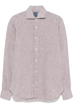 BARBA Chemise à tissu flammé