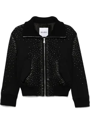 The Attico Veste bomber à ornements en cristal