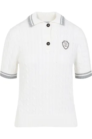 Brunello Cucinelli Polo en maille torsadée