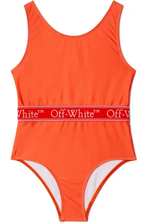 OFF-WHITE Maillot de bain Bookish à bande logo