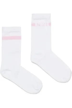 Nº21 Chaussettes à logo en jacquard