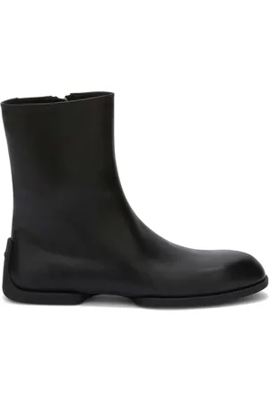 Jil Sander Bottines à détails de surpiqûres