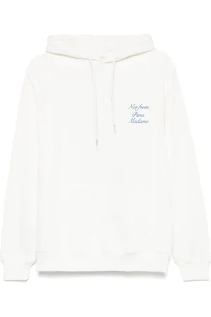 Drôle de Monsieur Hoodie à slogan brodé