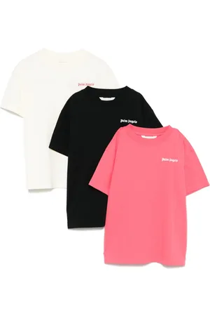 Palm Angels Lot de trois t-shirts à logo imprimé