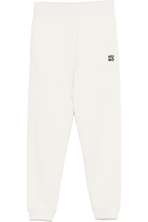 HUGO BOSS Pantalon de jogging en coton à logo empilé
