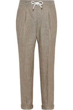 Brunello Cucinelli Pantalon en lin
