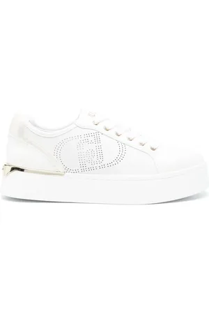 Liu Jo Baskets en cuir à logo perforé