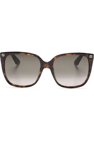 Gucci Lunettes de soleil à logo GG