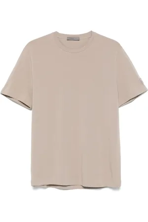 corneliani T-shirt à logo brodé