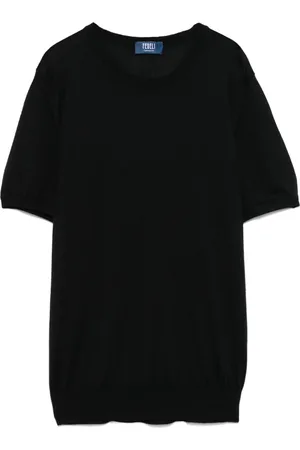 FEDELI T-shirt en maille fine