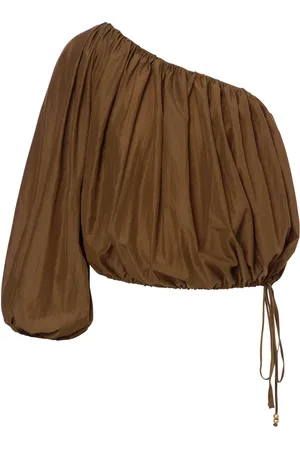 Serafini Blouse à design asymétrique à une épaule
