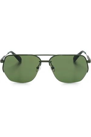 Jacquemus X Linda Farrow lunettes de soleil à monture pilote