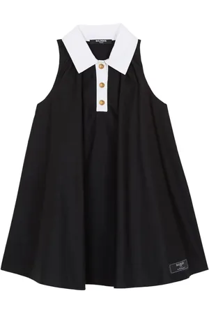 Balmain Robe bicolore à coupe évasée