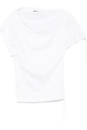 JUUN.J T-shirt à encolure asymétrique
