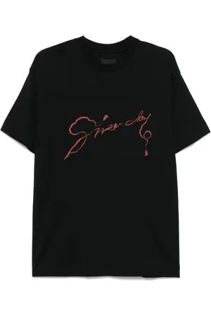 Givenchy T-shirt en coton à imprimé peau de serpent