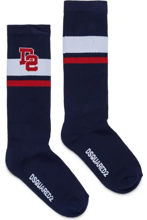 Dsquared2 Chaussettes à logo en jacquard