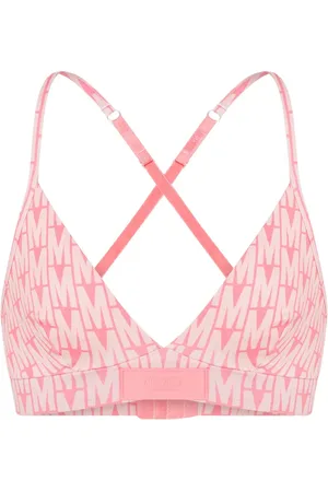 Moschino Soutien-gorge à imprimé monogrammé