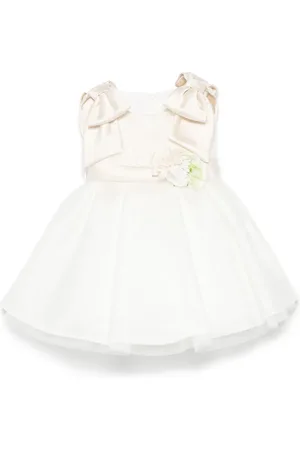 COLORICHIARI Robe à fleurs appliquées