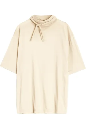 LEMAIRE T-shirt à détail de foulard