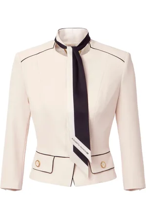 Elisabetta Franchi Veste en crêpe à détail de foulard