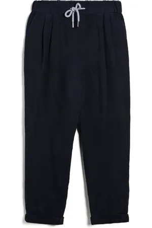 Brunello Cucinelli Pantalon à effet délavé