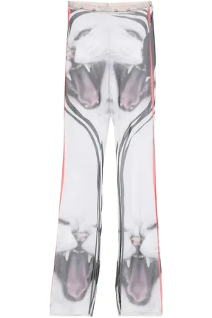 OTTOLINGER Pantalon en résille à imprimé chat