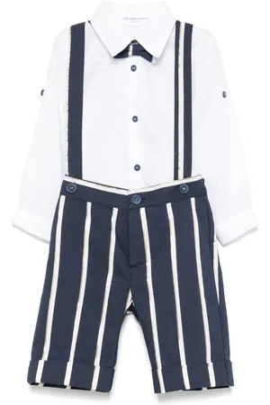 COLORICHIARI Lot chemise-pantalon à rayures
