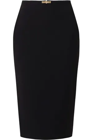 Elisabetta Franchi Robe mi-longue en crêpe à ornements