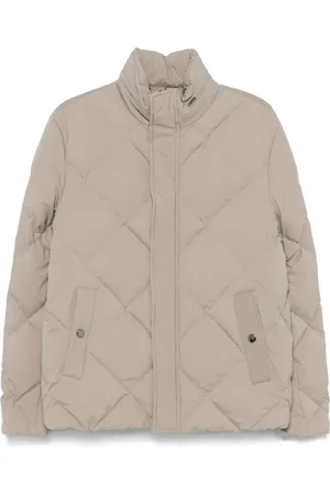 CANALI Veste à matelassage losanges