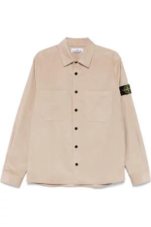 Stone Island Chemise en velours côtelé