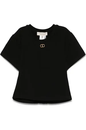 Twin-Set T-shirt à plaque Oval T