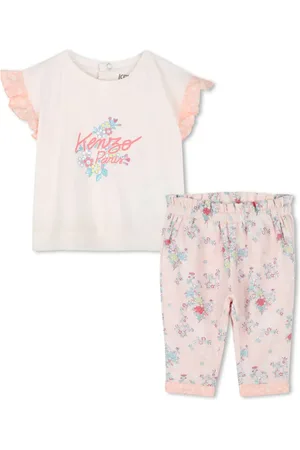 Kenzo Ensemble pantalon-haut à logo imprimé
