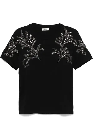 Sandro T-shirt à perles