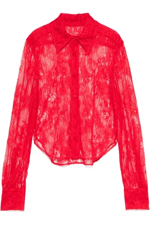 Atu Body Couture X Rue Ra chemise à dentelle fleurie