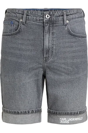 Karl Lagerfeld Short en jean à coupe slim