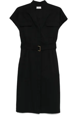 Agnona Robe à taille ceinturée
