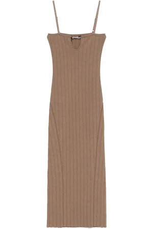 Jacquemus Robe mi-longue La Robe Sierra à bretelles