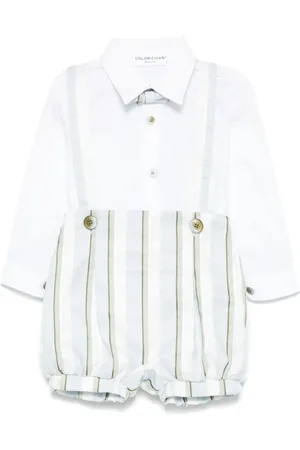 COLORICHIARI Ensemble chemise-short à rayures