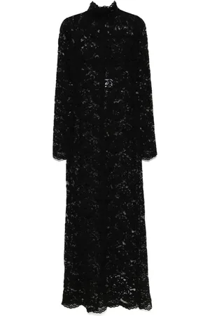 Atu Body Couture Robe en dentelle à coupe longue