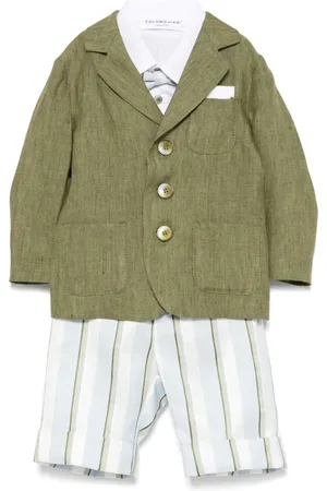 COLORICHIARI Ensemble chemise-short-blazer à rayures