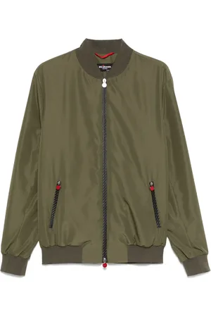 Kiton Veste bomber à fermeture zippée
