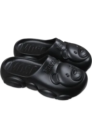 Moschino Chaussons à motif Leo Teddy
