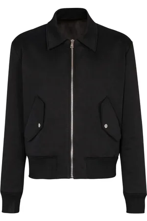 Balmain Veste bomber à logo brodé