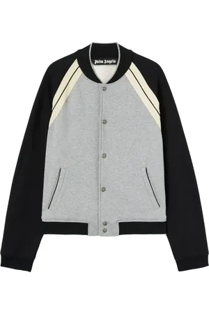 Palm Angels Veste teddy à logo imprimé