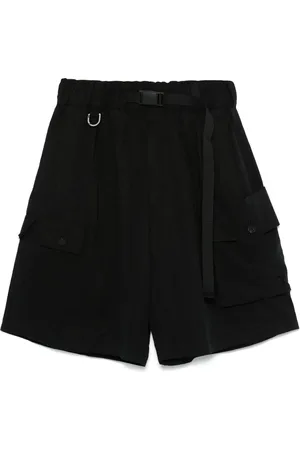 Y-3 Short en serge à poches cargo