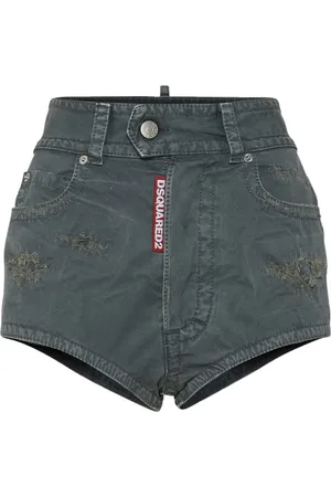 Dsquared2 Short en jean à taille haute