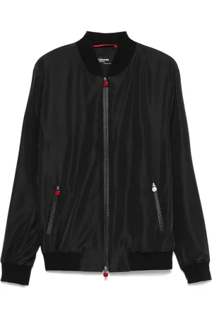 Kiton Veste bomber à fermeture zippée