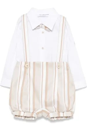 COLORICHIARI Ensemble haut-short à rayures