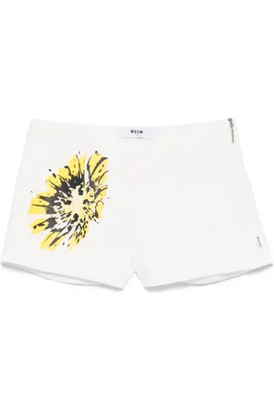 Msgm Short à fleurs